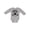 AC-Heather Grey, variant on I Have a Fuzzy Daddy Beard Boys or Girls Long Sleeve Baby Bodysuit