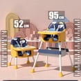 thumbnail image 3 of Silla Alta Para Niños Pequeños, Silla Alta De Seguridad Simple Para Niños Pequeños Ajustable Para La Cena, 3 of 7