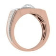 thumbnail image 2 of 1/2 Carat Men's Diamond Wedding Band Ring in 14K Rose Gold (Ring Size 11), 2 of 6