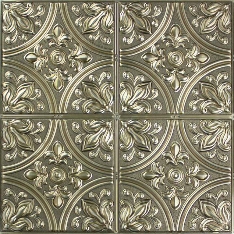 VAOVI Peel And Stick Metal Backsplash Tiles – Golden Mosaic, 3D Self- Adhesive, Waterproof & Heat Resistant, 10-Pack For Kitchen, Bathroom, RV VAOVI Peel And Stick Metal Backsplash Tiles – Golden Mosaic, 3D Self- Adhesive, Waterproof & Heat Resistant, 10-Pack For Kitchen, Bathroom, RV
