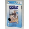 JOBST 115481 Opaque Knee High 20-30 mmHg Compression Stockings, Open Toe, Medium, Natural