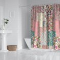 thumbnail image 2 of Pioneer Flower Floral Print Pattern Shower Curtain 72"x72" ,Bathroom Decorative Shower Curtains Set with 12 Hooks,Modern Waterproof Washable Shower Curtain, 2 of 6