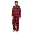 thumbnail image 5 of Ashford & Brooks Mens Flannel Plaid Pajamas Long Pj Set, 5 of 5