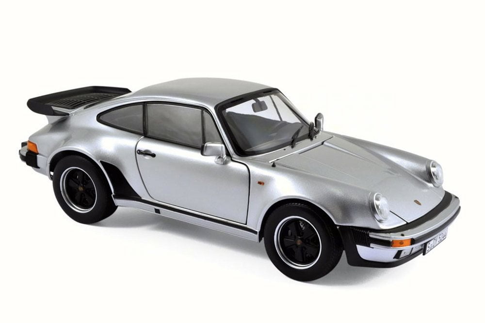 1977 Porsche 911 Turbo 3.3, Silver Norev 187574 1/18 Scale Diecast
