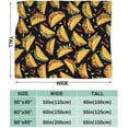 thumbnail image 3 of Taco Blanket for Women Girls, Taco Lovers Flannel Throw Blanket, Cozy Fleece Soft Stuff Food Blankets Gift for Kids Couch Sofa Bed 80" x 60", 3 of 7
