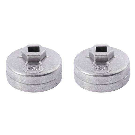 2pcs 65mm 14 Flutes Oil Filter Cap Wrench Tool Socket Remover