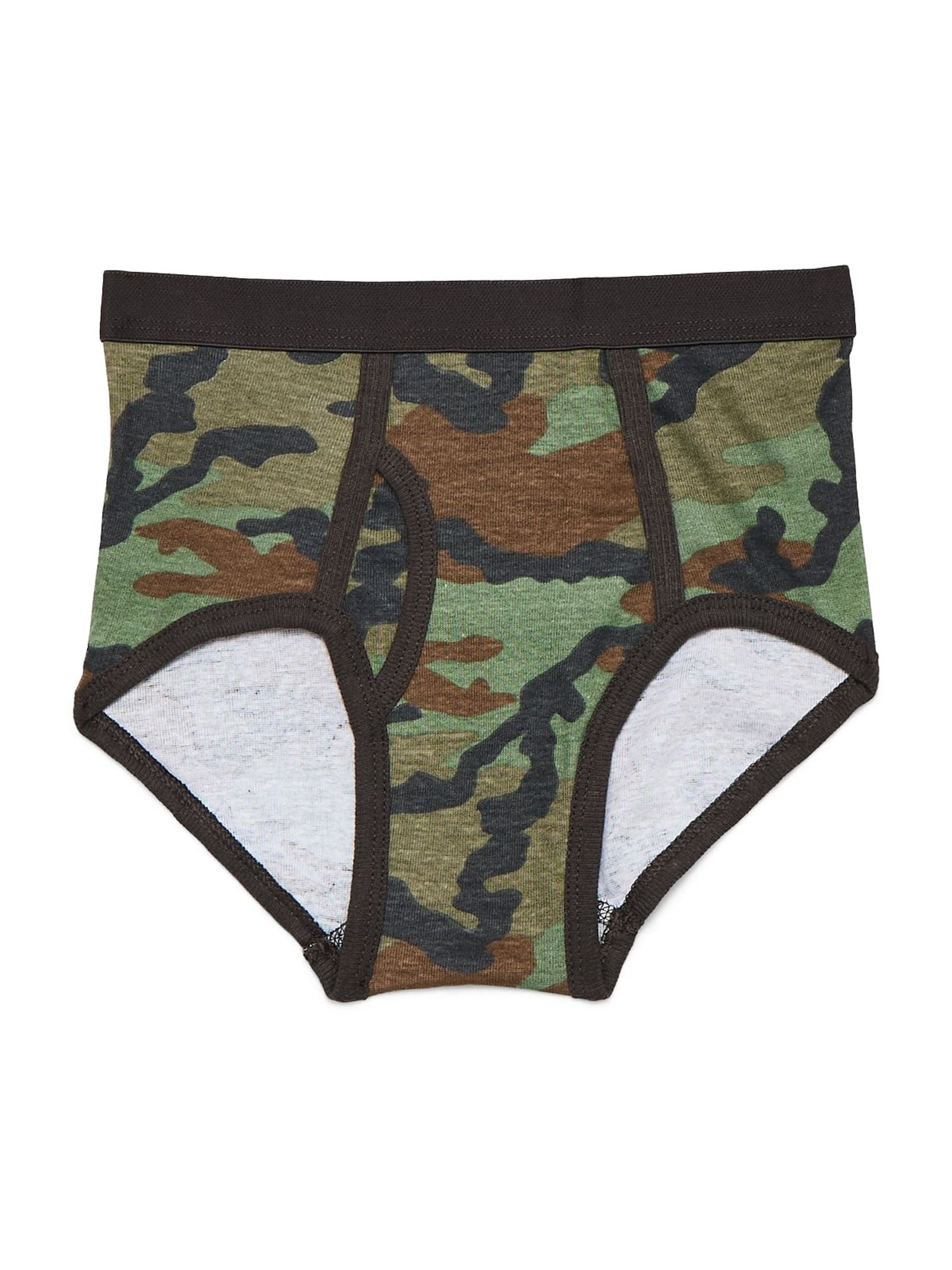 Wonder Nation Boys Brief Underwear, 10-Pack, Sizes S-XL