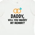 thumbnail image 4 of Inktastic Daddy Will You Marry My Mommy with Rings for Proposal Boys or Girls Baby T-Shirt, 4 of 5