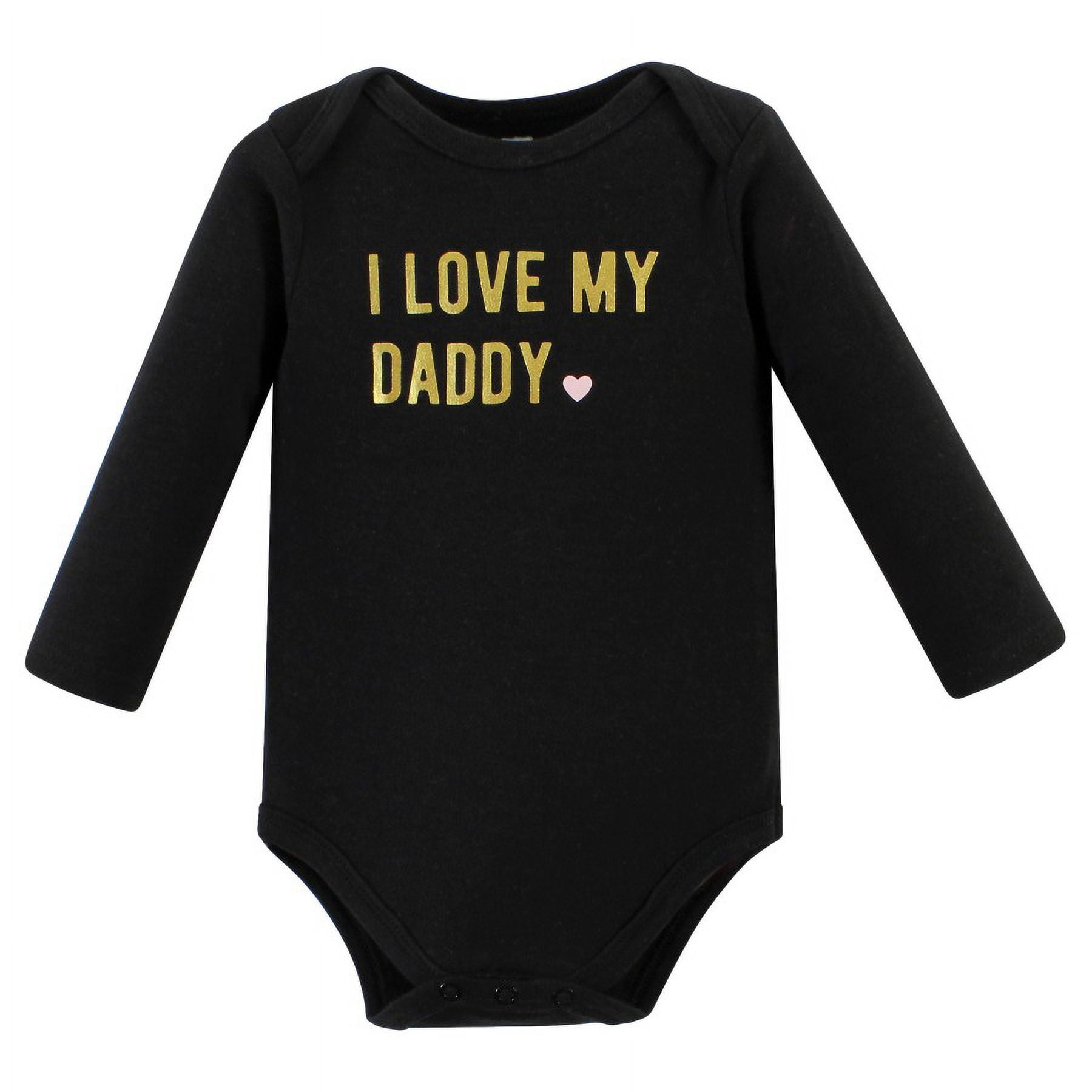 Hudson Baby Cotton Long-Sleeve Bodysuits, 3-Pack, Newborn- 24 Months