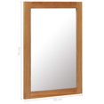 thumbnail image 4 of vidaXL Mirror 50x70 cm Solid Oak Wood, 4 of 4