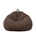 thumbnail image 5 of Linen Cloth Lounger Seat Cover for Sofas and Chairs, Bean Bag Style for Living Room Comfort Comfort 100*120cm, 5 of 5