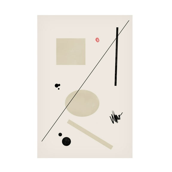 Trademark Fine Art Oju Design  Geoy Canvas Wall Art