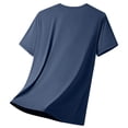 thumbnail image 6 of NIEWTR Mens Workout Shirts Quick Dry Athletic Running T-Shirts Short Sleeve Cooling Moisture Wicking Gym Active Tee Tops（Blue,M), 6 of 9