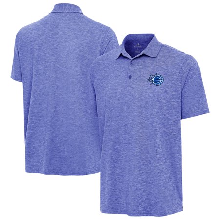 Men s Antigua Heather Royal Orlando Magic New Logo Par 3 Polo