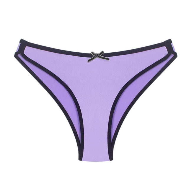 B91xZ Culotte en Coton pour Femmes, Violet m