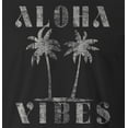 thumbnail image 3 of 9 Crowns Tees Aloha Vibes Vacation Trip Graphic T-shirt (XX-Large, Unisex Black), 3 of 3