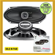 Pioneer TS-A4103 4 × 10″ 35W RMS Power 4 Ohms 2-Way Car Speakers (PAIR) New