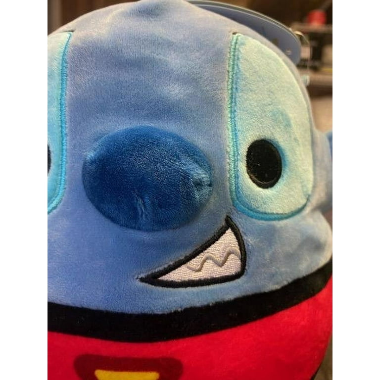 Squishmallows Stitch in Super Hero Suit 8 inch Super Soft Kellytoy Plush, Red