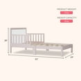 thumbnail image 4 of Dream On Me Brookside Toddler Bed, Blush Pink, 4 of 6