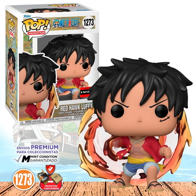 Funko Pop Luffy Red Hawk #1273 One Piece Anime Original Funko AAA Exclusivo
