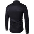 thumbnail image 1 of Hombres Casual Irregular Multicolor Botón Slim Fit Manga Larga Cardigan Camisas Odeerbi ODB-6, 1 of 4