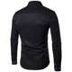 thumbnail image 1 of Hombres Casual Irregular Multicolor Botón Slim Fit Manga Larga Cardigan Camisas Odeerbi ODB-6, 1 of 4