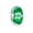Green, variant on Bling Jewelry Womens Translucent Floral Glass Charm Bead for European Bracelets with Silver Core
