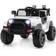 thumbnail image 1 of Camión Ride on Car Costzon a batería de 12 V con mando a distancia, color blanco, 1 of 9
