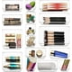 thumbnail image 3 of Juego de 25 organizadores de cajones, separadores de cajones de escritorio, 4 tamaños, charolas de maquillaje para tocador de baño, contenedores de almacenamiento de plástico, 3 of 5