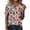 CF06-Multicolor, variant on Lumtrix Christmas Shirts For Women Short Sleeve Henley V Neck Button Casual Xmas Snowflakes Deer Fall Tee Shirts 2026 Trendy Tops White XL