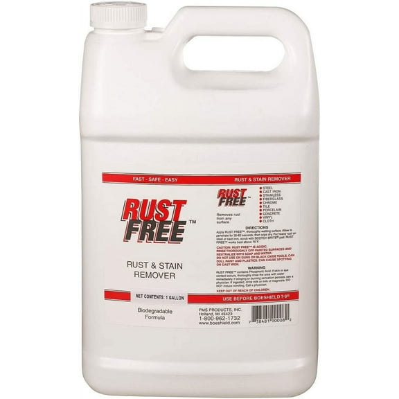 Boeshield RustFree Rust and Stain Remover, 1 gallon