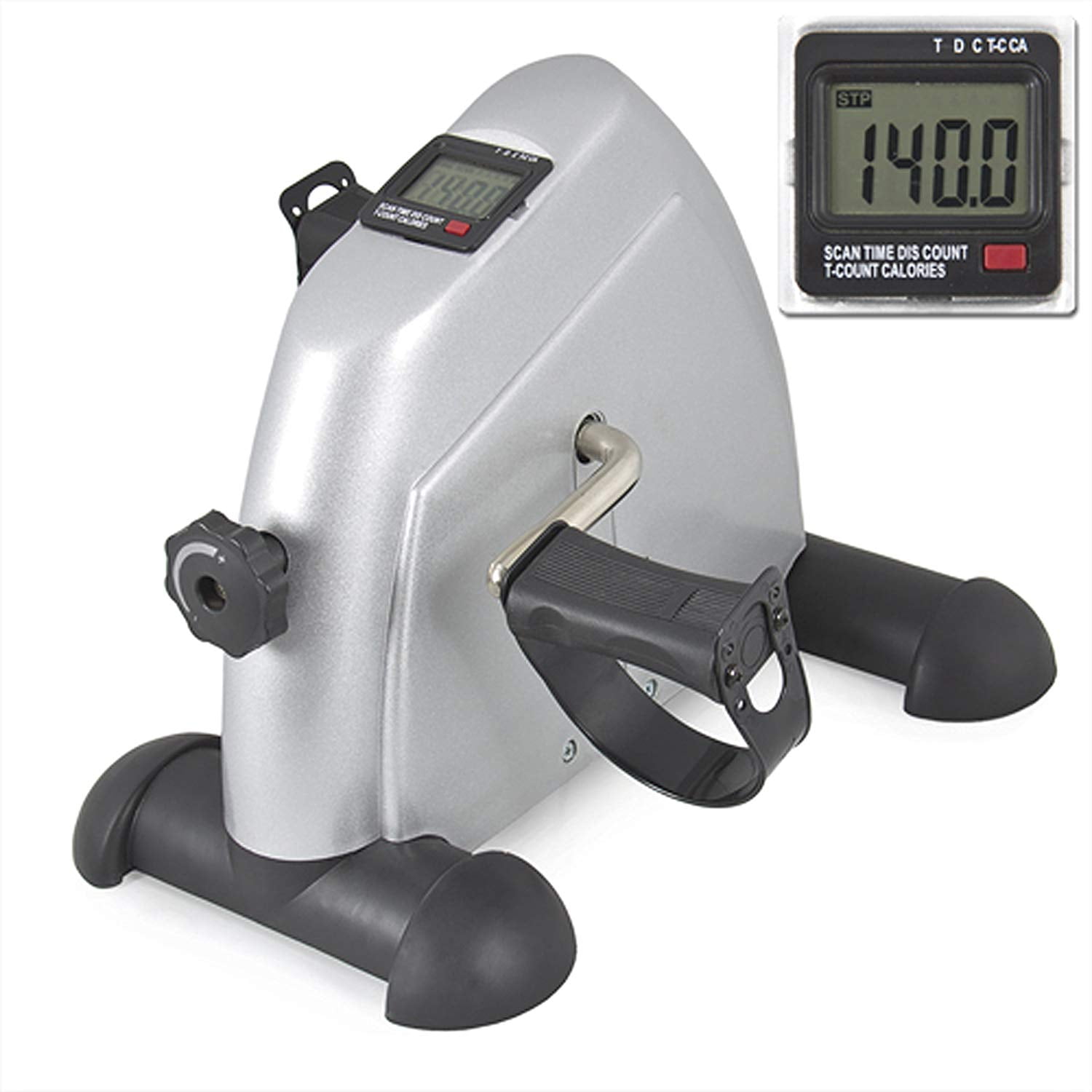 Details about   Mini Fitness Pedal Exerciser Bike Leg/Arm Exercise Cycle w/ LCD Display Home Gym 