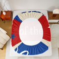 thumbnail image 5 of Manfei American Flag 3pcs Twin Sheet Sets,Freedom Theme Twin Fitted Sheet,Five-Pointed Star Breathable Flat Sheet,Ultra Soft Cabin Bedroom Decoration, 5 of 7