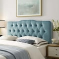 thumbnail image 3 of Modway Annabel Full Diamond Tufted Performance Velvet Headboard in Light Blue, 3 of 8
