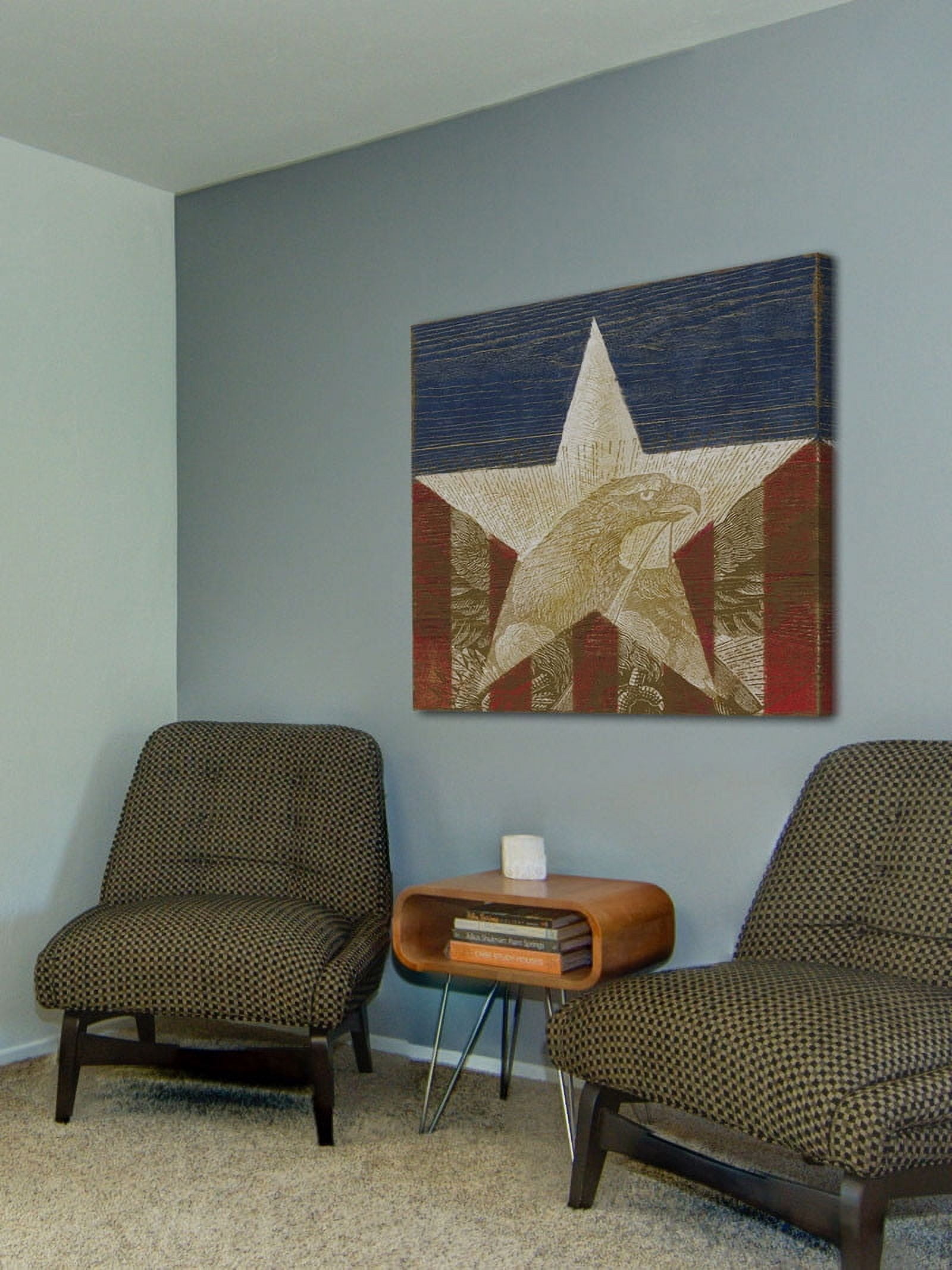 Marmont Hill "Stars and Stripes II" Painting Print on Canvas