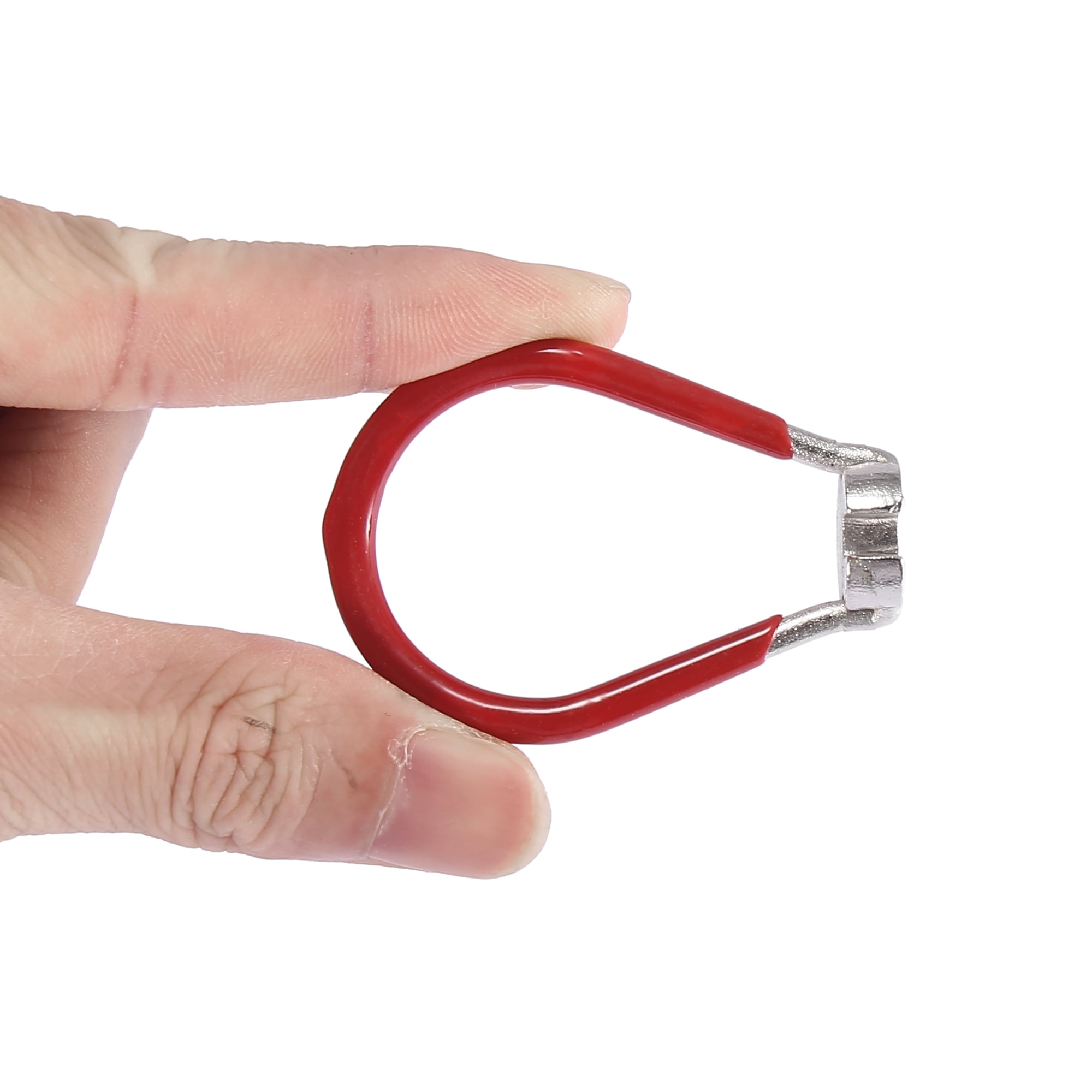 Unique Bargains 3.7mm Bicycle Spoke Wrench Bike Cycling Spanner Tool Red