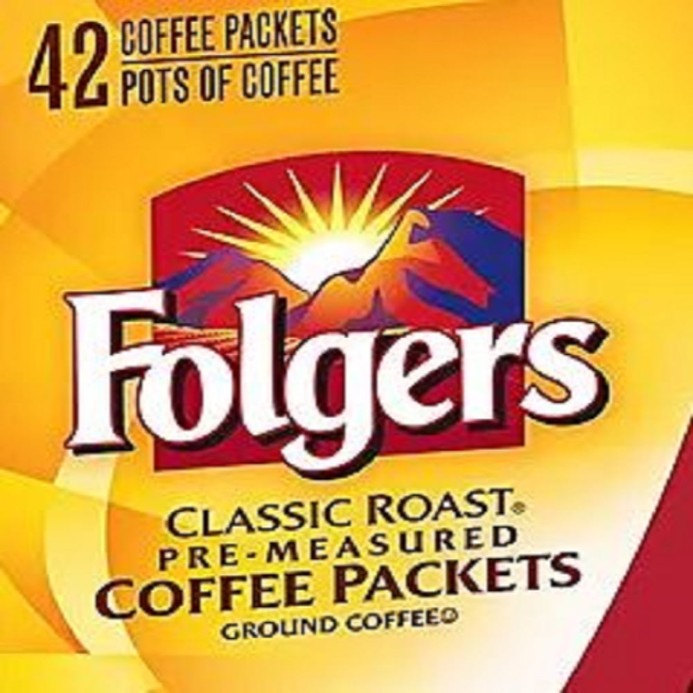 Folgers Classic Roast Ground Coffee Packets (1.2 oz., 42 ct.)