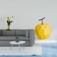 thumbnail image 2 of Escultura de rana de con forma de fruta, figura creativa de animal, adorno geométrico de mesa, coleccionable decorativo para chimenea, regal, 2 of 8