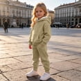 thumbnail image 6 of Kids Hoodie 2-Piece Set Boys Girls Long Sleeve Pullover and Sweatpants Fall Winter Athletic Outfit Casual Sweatsuit for Youth 4-15 Years, 6 of 10