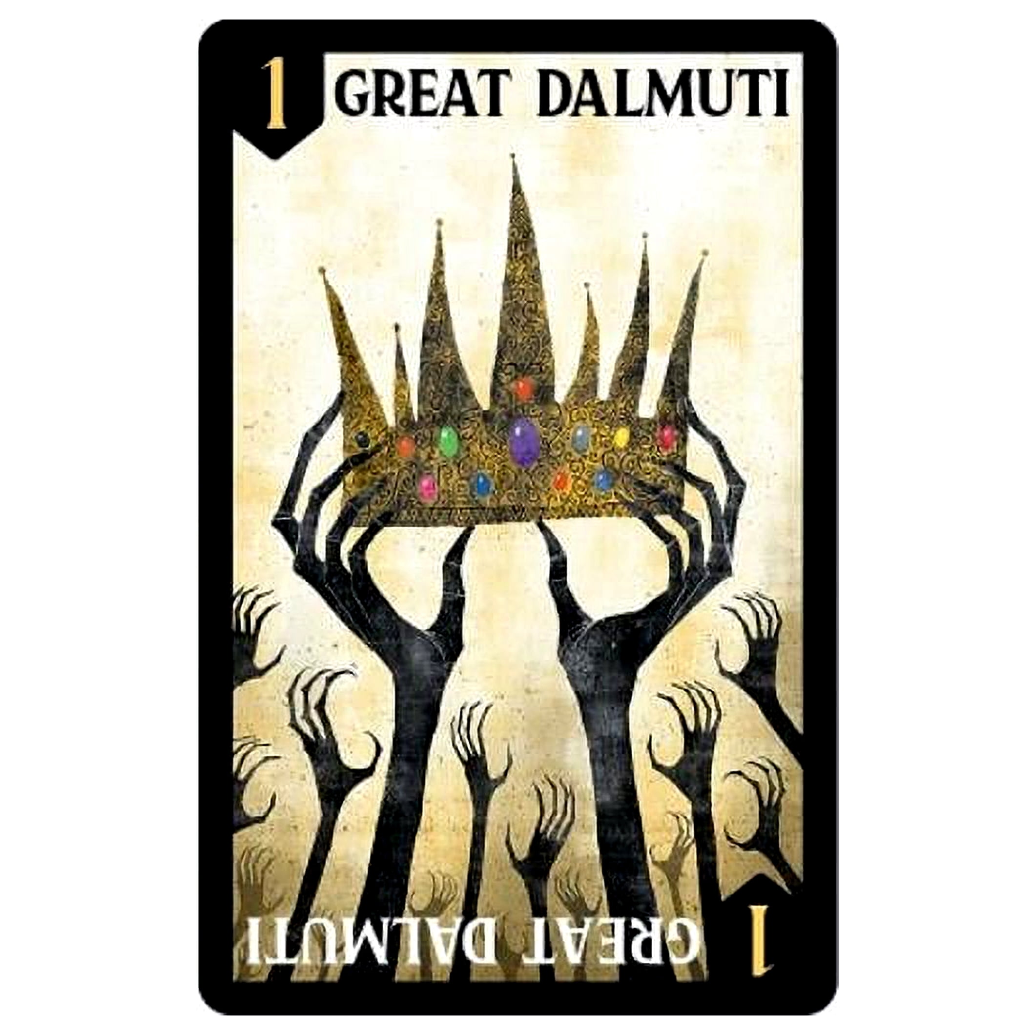 Wizards of the Coast The Great Dalmuti: Dungeons & Dragons | D&D Card Game | 4�8 Players | Ages 8+