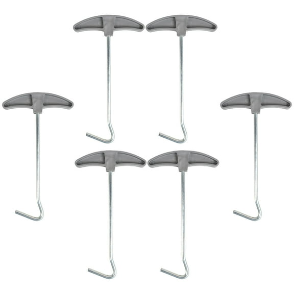 MLINS 6Pcs Camping Tent Stake Puller Tent Stake Lifter Reusable Take Puller Tent Spike Hook Tent Spike Hook