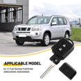thumbnail image 4 of Car Keyless Entry Remote Key with 2 Button 433MHz ID46 Chip for Nissan X-Trail Qashqai Pathfinder 28, 4 of 5