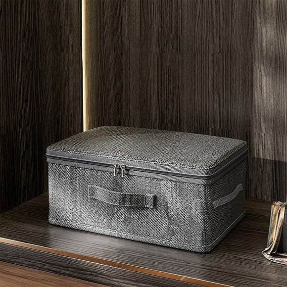 Paper Tableware Danhjin Lided Cationic Clothing Organizer Bedroom Storage Box Folding Bedding Socks Underwear Storage Organizer Box Home Decor