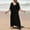 Black, variant on Leesechin Women's Cover Ups Kimono Beach Smock Drawstring Vacation Robe Bikini Sun Protection Shirt Beach Coat on Clearance