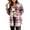 Pink, variant on Rosvigor Flannel Shirts for Women Plaid Jackets Long Sleeve Shackets Womens Button Down Coats Warm Blouses