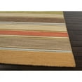 thumbnail image 4 of Jaipur Pura Vida La Palma Flat Weave Stripe Pattern Wool Handmade Rug, 4 of 4