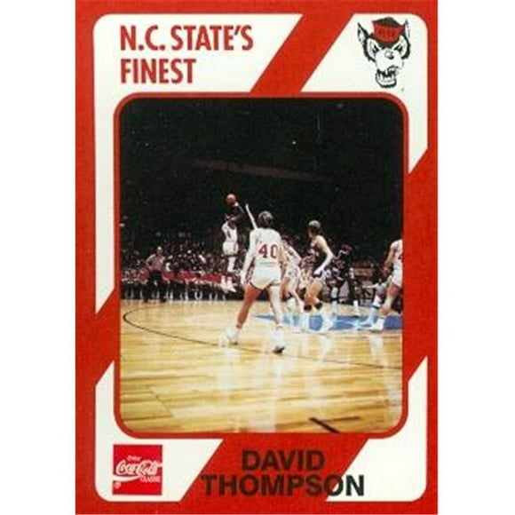 Carte de Basketball David Thompson (N.c. North Carolina State) 1989 Collection Collégiale No.166