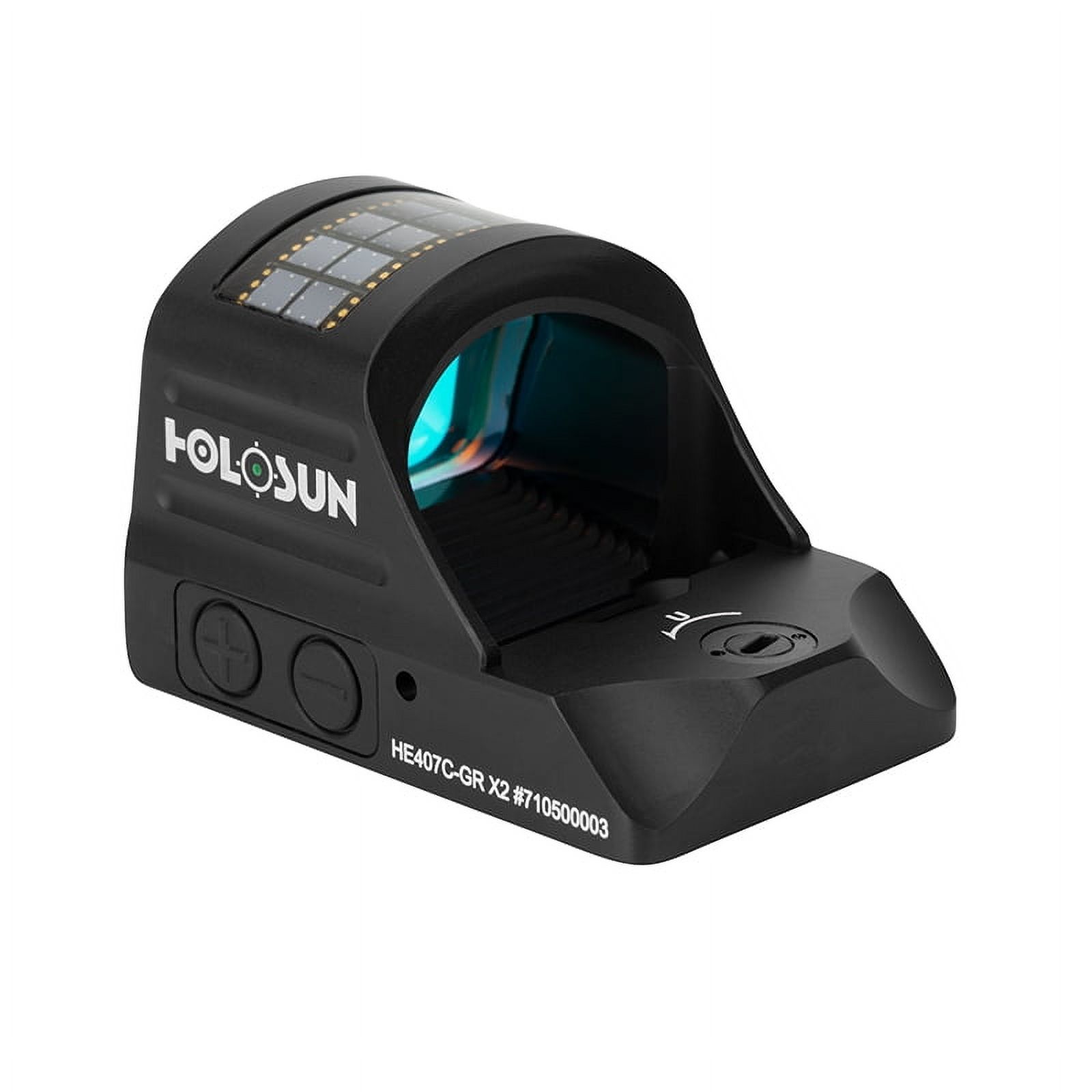 HOLOSUN HE407C-GR X2 2 MOA Green Dot Reflex Sight (HE407C-GR-X2)