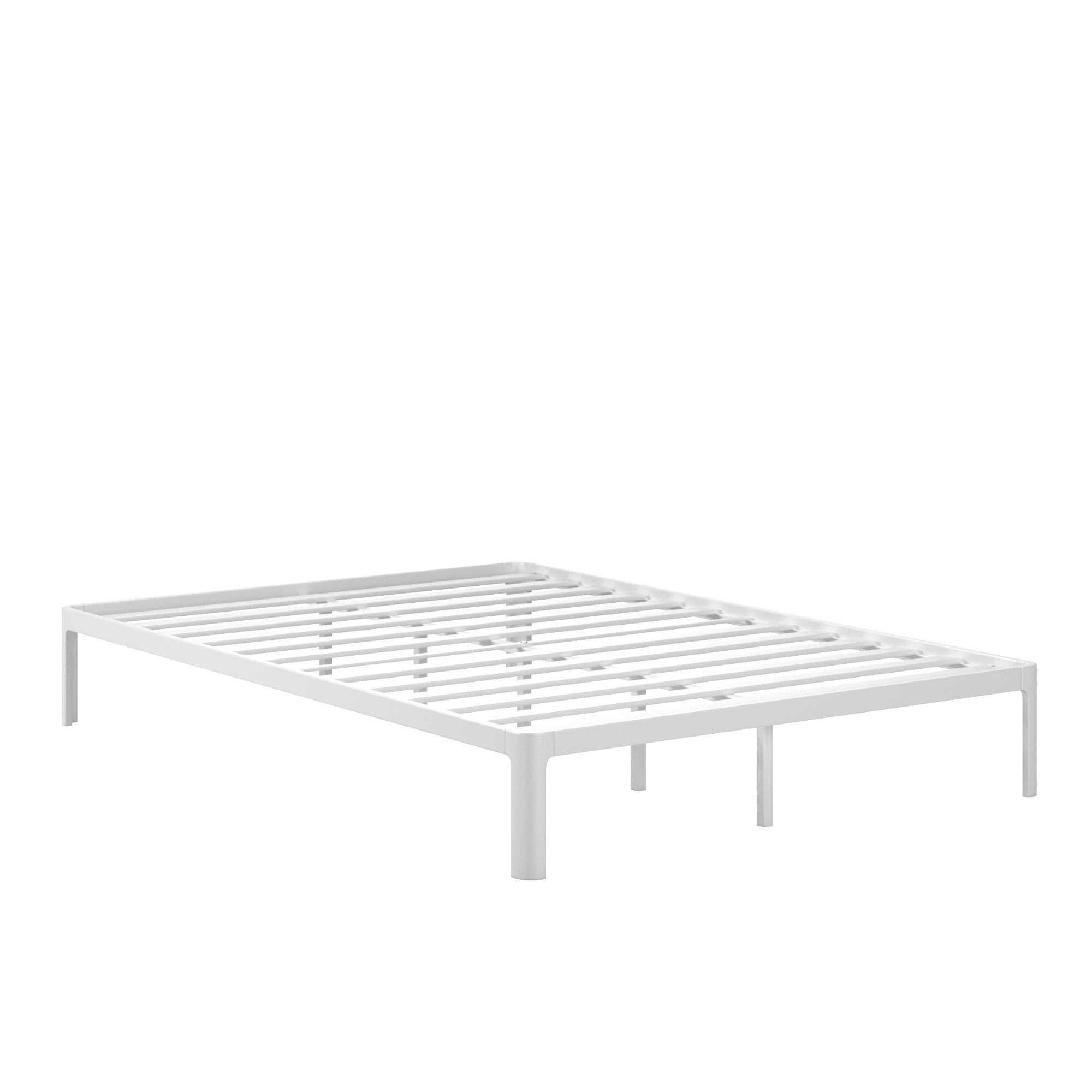 Weston Home Sveg Metal Platform Bed, Full, White