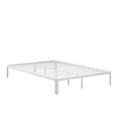 thumbnail image 3 of Weston Home Sveg Metal Platform Bed, Full, White, 3 of 8